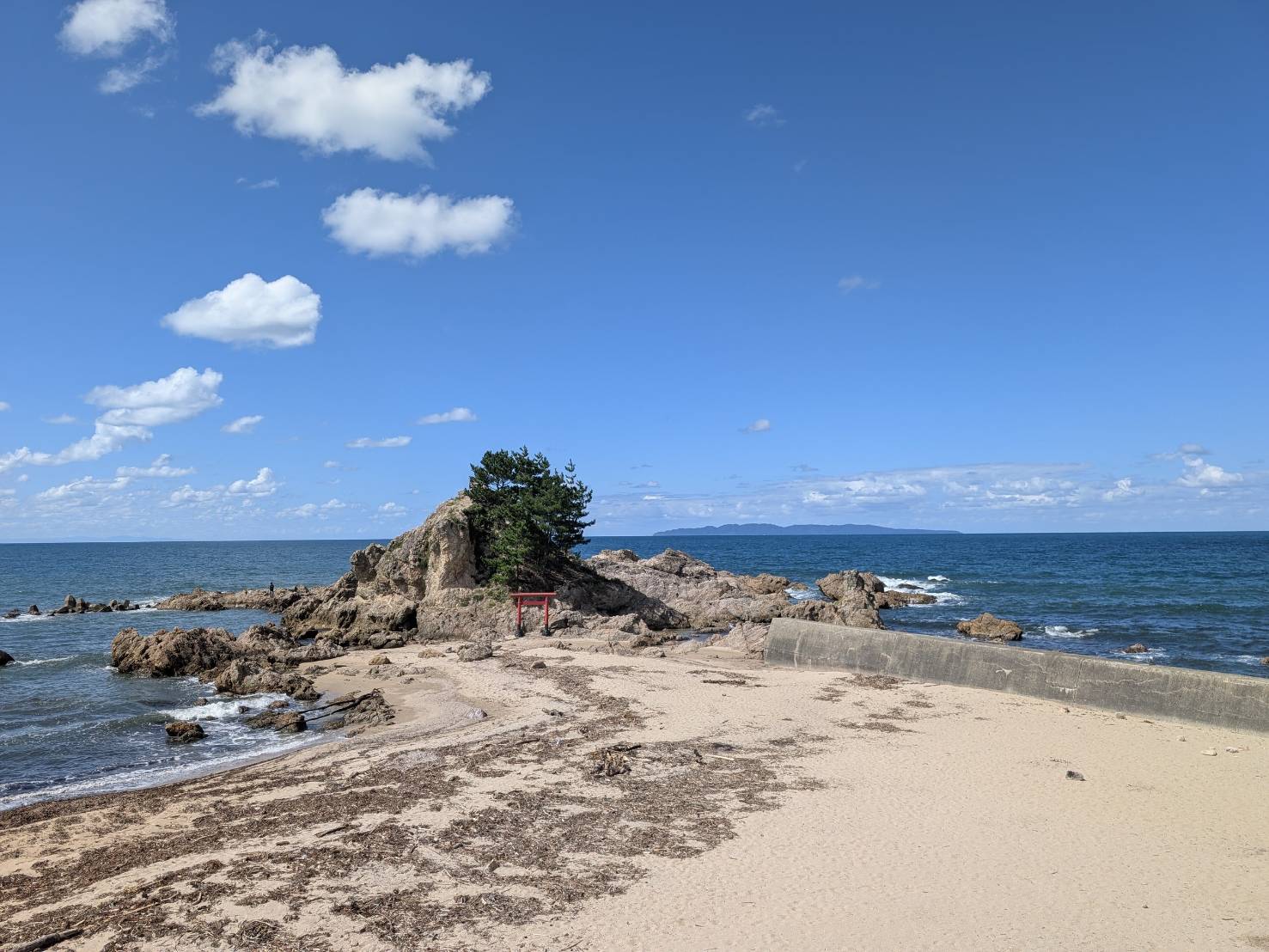 日本海沿いの風景